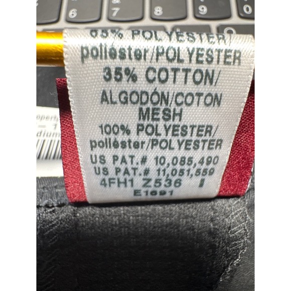 Red Kap Short Sleeve Work Shirt Black Button Front Utility Mens Medium - Picture 6 of 15